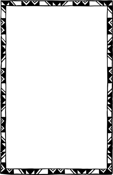 Art black white frame border