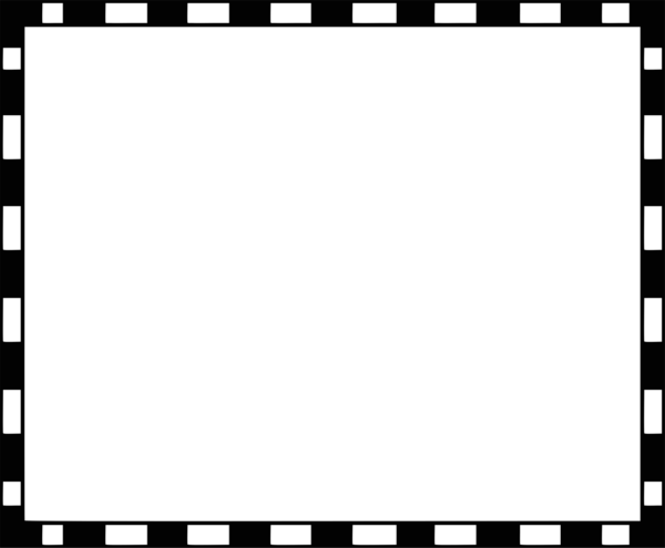 Black white frame border