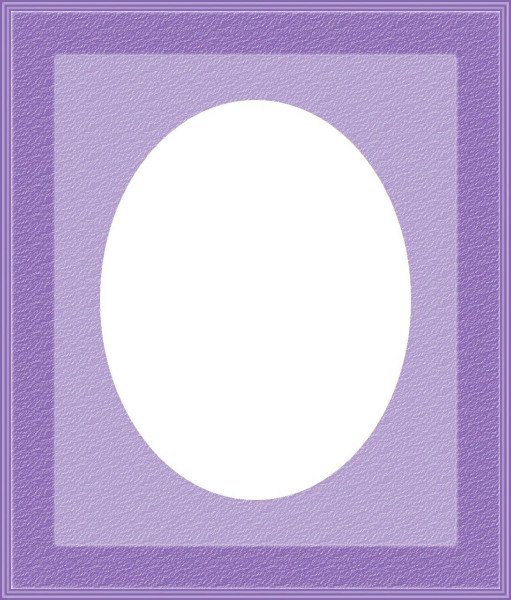 Lilac round frame border