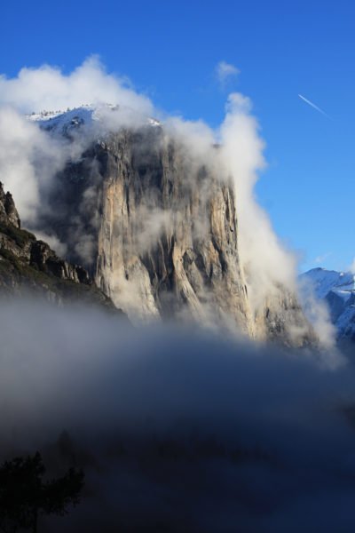 Mountains with clouds