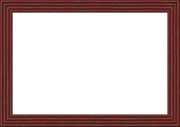 Red picture frame border