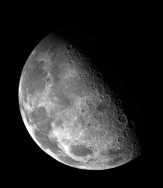 The half moon in the night 1