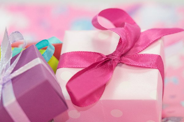 Gift boxes background